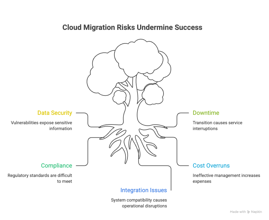 Cloud Migration Risks - visual selection
